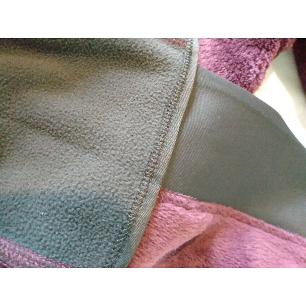 Merrell Jacket Women's M Mauve Fleece Poly Hooded Long Sleeve Full Zip - Picture 7 of 7